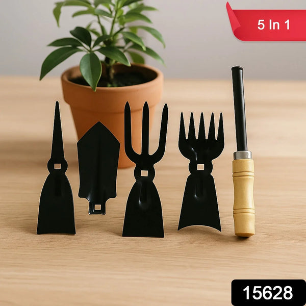 5 in 1 Multipurpose Gardening Hand Tool Set - justgrabit.in | Just Grab It