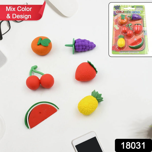 3D Mix Design Fancy & Colorful Erasers – Cute Novelty Eraser Set for Kids & School Prize (1 Set) - Justgrabit Inc.