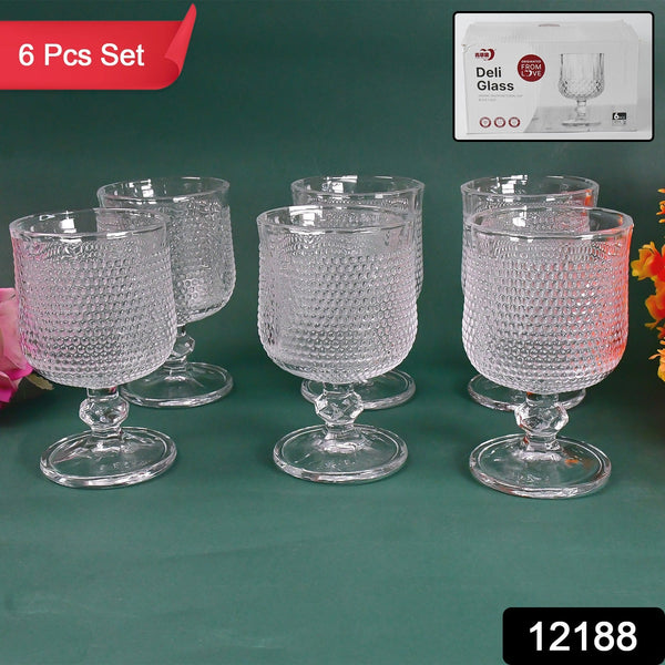 Juice water Glass Tumbler, Water glass (Set of 6 pcs / 185 ML) - justgrabit.in | Just Grab It