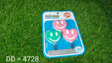 Plastic Self - Adhesive Kitchen 3Pc Hooks - Justgrabit Inc.