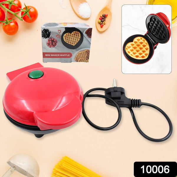 Mini Waffle Maker Machine – Non - Stick Quick Breakfast Tool - justgrabit.in | Just Grab It