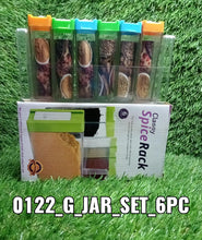 Plastic Spice Jars (6 pcs, 14x22x8cm, Multicolour) - Justgrabit Inc.