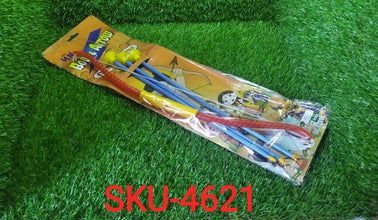Kids Archery Sport Bow and Arrow Toy Set with Quiver to Hold Arrows - Justgrabit Inc.