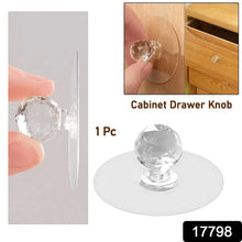 Clear Diamond Crystal Cabinet Knob & Pull Handle (1 Pc) - Justgrabit Inc.