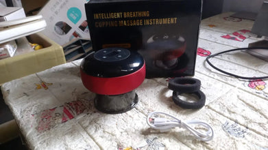 Electric Intelligent Breathing Cupping Massage Instrument The Smart Cupping Therapy Set's Massager for Muscle and Joint Pain Cellulite Massage Back Pain Relief for Back Shoulder Leg (1 Pc) - Justgrabit Inc.