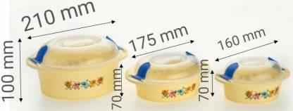 Hot N Fresh Insulated Plastic Casserole Gift Set (3 Pieces) - Justgrabit Inc.