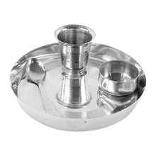 Stainless Steel Pooja Thali - (Set) - justgrabit.in | Just Grab It