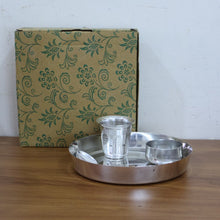 Stainless Steel Pooja Thali - (Set) - justgrabit.in | Just Grab It