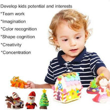 Non - Toxic Creative 30 Dough Clay 5 Different Colors, (Pack of 6 Pcs) - Justgrabit Inc.