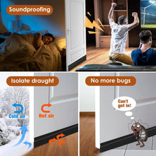 1 Meter Self - Adhesive Silicone Door Bottom Seal Strip (1 Mtr / 1 Pc) - justgrabit.in | Just Grab It