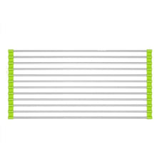 Foldable Drain Rack Kitchen Sink Roll up Dish Drying Rack Portable Dish Rack - Justgrabit Inc.