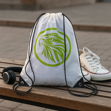 Multipurpose Drawstring Backpack with Printed Eagle Design (1 Pc) - justgrabit.in | Just Grab It
