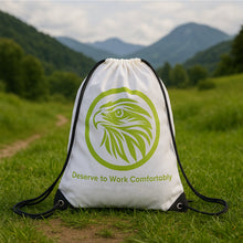 Multipurpose Drawstring Backpack with Printed Eagle Design (1 Pc) - justgrabit.in | Just Grab It
