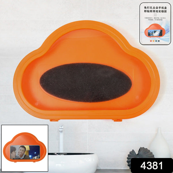 Smartphone / Mobile Stand, Waterproof Case, Smartphone Stand Case (1 Pc/ Orange) - justgrabit.in | Just Grab It