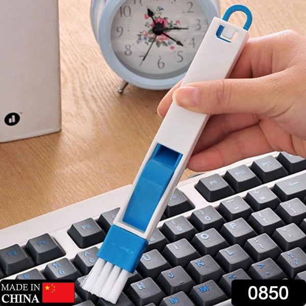 2 in 1 Multi - Function Plastic Window Slot Wardrobe Dust Removal Cleaning Brush - Justgrabit Inc.