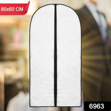 Foldable Non Woven Men's Coat Blazer Suit Cover (80×60 CM / 1 Pc / Black Side Chain Suit Cover) - justgrabit.in | Just Grab It