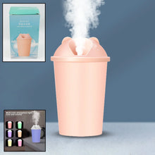 Cute Bear Shape USB Humidifiers Cup (1 Pc / Multicolor Light) - Justgrabit Inc.