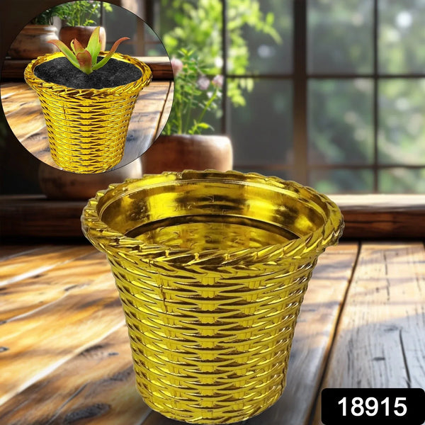 Plastic Flower Valencia (Pot) Home and Outdoor (1 Pc) - Justgrabit Inc.