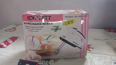 Compact Hand Electric Mixer / Blender for Whipping / Mixing with Attachments - Justgrabit Inc.