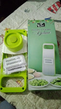 Slicer for Kitchen 5 in 1 Foldable Vegetable Slicer Blade Potato Cutter, Veggie Slicer, Onion Slicer, Julienne Grater with Protective Guards, Stainless Steel Blade - Justgrabit Inc.