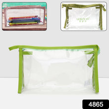 Transparent Zipper Closing Pouch (1 Pc) - justgrabit.in | Just Grab It