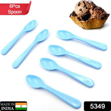 Food Plastic Spoon Set, Plastic Table Spoon Set Plastic Tea Spoon, Coffee with ABS Plastic, Heat - Resistant Spoon (6 Pc Set ) - justgrabit.in | Just Grab It