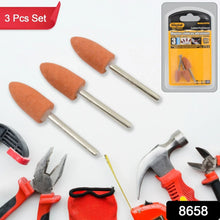 Bullet Shape Rotary Grinding Stone Set (3 Pcs Set) - justgrabit.in | Just Grab It
