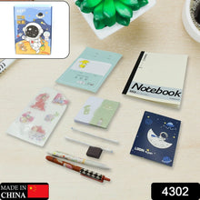 Cartoon Stationery Box Cartoon Design School Box Book , diary , Pen , Eraser, Sharpner , Sticker & Pen Refill Student Gift School box (1 box) - justgrabit.in | Just Grab It