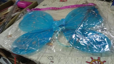 Baby Girl's Fairy Nylon Butterfly Wings Costume Butterfly Fairy Angel Wing| Wand And Hairband Multi - Color For Party (1pc) - justgrabit.in | Just Grab It