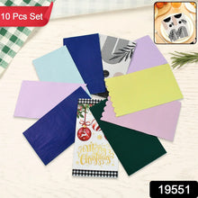 Multi - Color & Printed Disposable Food Wrapping Paper Set (10 Pc) - Justgrabit Inc.