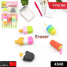 Mini Eraser Set for Kids (5 Pieces) - Fun Designs, Party Favors, School Prizes - Justgrabit Inc.