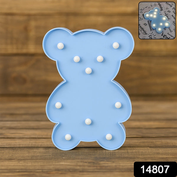 Teddy Bear Shape LED Decorative Night Light (1 Pc) - justgrabit.in | Just Grab It