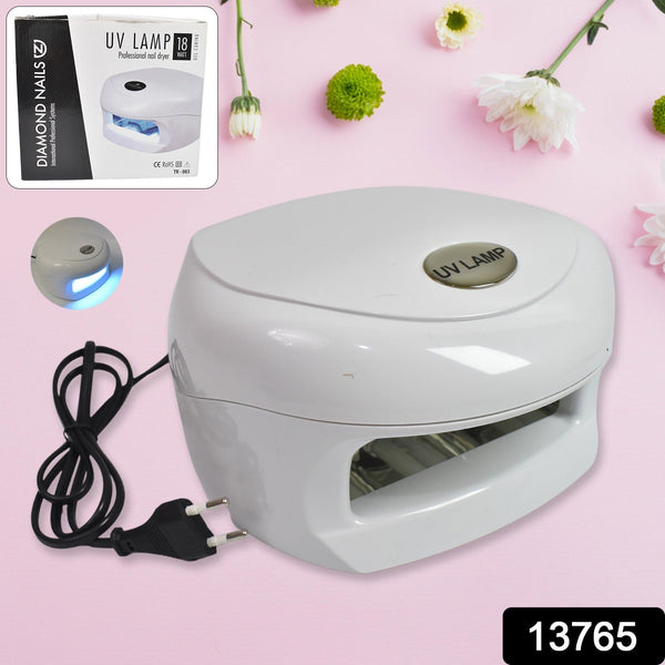 18W LED UV Lamp Nail Dryer Gel Nail Lamp Nail Polish Curing Lamp (1 Pc) - justgrabit.in | Just Grab It