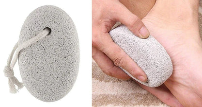 Oval Shape Stone Foot, Heel Scrubber For Unisex Foot Scrubber Stone - Justgrabit Inc.