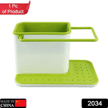 Plastic 3 - in - 1 Stand for Kitchen Sink Organizer Dispenser for Dishwasher Liquid - Justgrabit Inc.