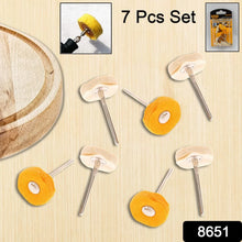 Polisher Buffer Wheel Polishing Buffing Pad Brush for Rotary Drill Bit (7 Pcs Set) - justgrabit.in | Just Grab It