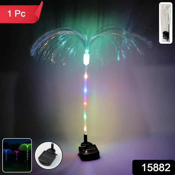 Solar - Powered Fiber Optic Garden Light - (1 Pc) - justgrabit.in | Just Grab It