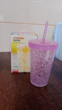 Plastic Reusable Sipper Tumbler with Lid and Straw (1 Pc / 500 ML / Mix Color / 1 Pc) - justgrabit.in | Just Grab It