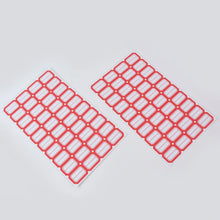 Multipurpose Blank Label Sticker Sheets Red Border Self - Adhesive Writable Stickers for Bottles (50 Sheet) - Justgrabit Inc.