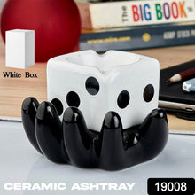 Colourful Smoking Ceramic Ashtray with Retro Vibes - justgrabit.in | Just Grab It
