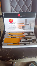 6 Pcs Professional Kitchen Knife Set with Chef Knives, Cleaver, Peeler & Scissors - justgrabit.in | Just Grab It