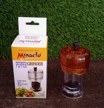 Miracle Transparent Plastic Salt and Pepper Grinder, Pepper Grinder Manual Pepper Grinding Tool, Pepper Crusher Grinder (1 Pc) - Justgrabit Inc.