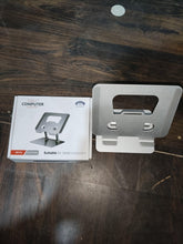 Tablet Stand Metal Alloy Adjustable Bracket, Suitable For tablet Computers for Desk Ergonomic Foldable Metal Tablet Holder/Tablets/Mobile Phones - justgrabit.in | Just Grab It