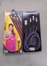 JK 3 in 1 Multi Super Fast Charging Cable (1 Pc / 1200 MM) - justgrabit.in | Just Grab It