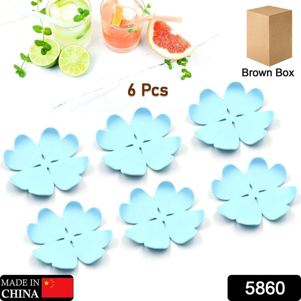 Heat Resistant Coasters (6 Pc Set) - Protect Surfaces from Hot Drinks - justgrabit.in | Just Grab It