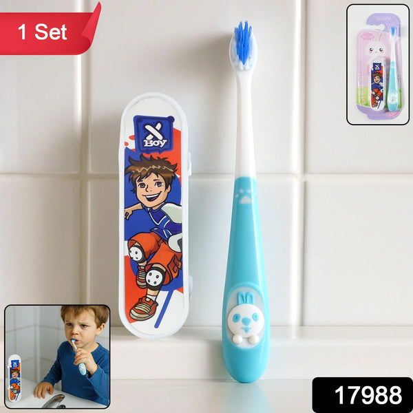 Kids Toothbrush with Cartoon Sketchboard Toy - justgrabit.in | Just Grab It