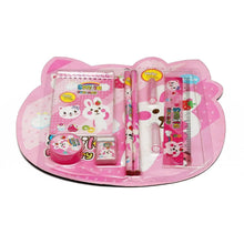 8 in1 Mix Stationery Gift Set for Kids, Stationary Set Including Pencil Ruler Rubber Pencil Sharpener, Pencil Cover, School, Office Product Gift - Justgrabit Inc.