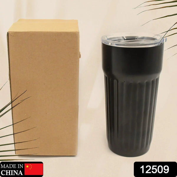Stainless Steel Vacuum Insulated Travel Mug with Lid (1 Pc) - Coffee, Tea, Tumbler - Justgrabit Inc.