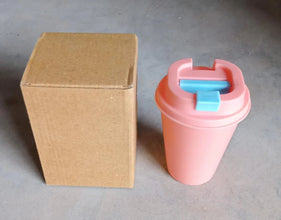 Wall Water Coffee Cup For Home Outdoor Works, Appreciation and Motivation Portable Plastic Coffee Cup for Travel, Home, Office, Gift for Travel Lovers, Tumbler - justgrabit.in | Just Grab It