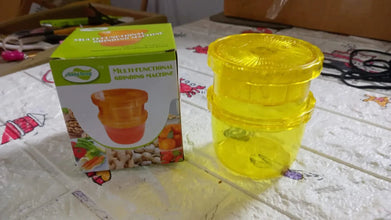 2 - in - 1 Manual Citrus Juicer & Grinder – Portable Ginger, Garlic, Fruit & Vegetable Squeezer for Healthy Juices & Salads - justgrabit.in | Just Grab It
